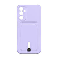 Чехол TPU Colorfull Pocket Card для Samsung Galaxy A24 4G Цвет 39.Elegant purple