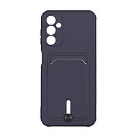 Чехол TPU Colorfull Pocket Card для Samsung Galaxy A14 4G/5G Цвет 08.Dark blue