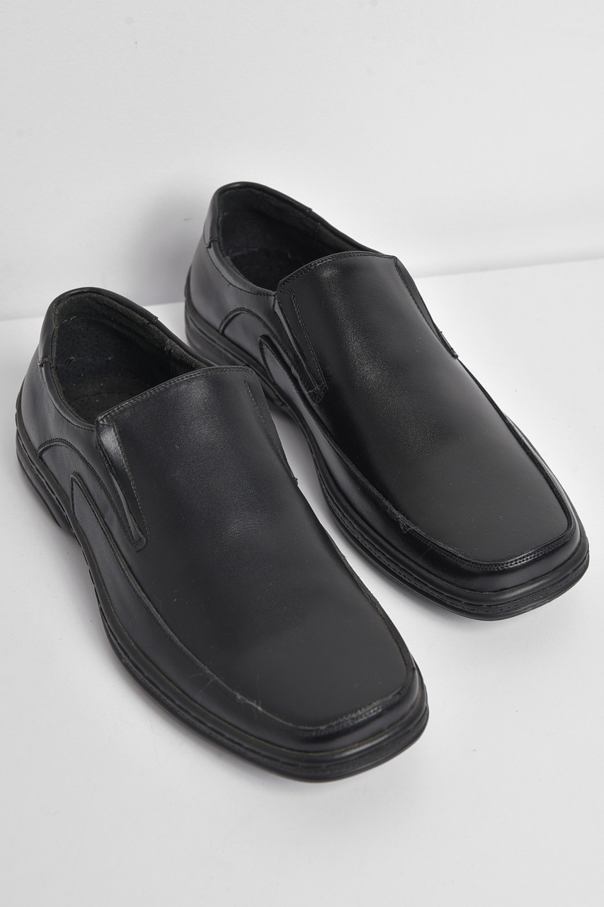 Туфлі підліток для хлопчика чорного кольору р.36 173818T Безкоштовна доставка