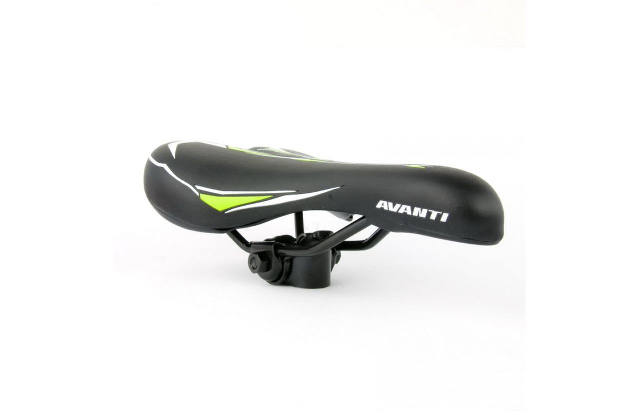 Сідло Avanti AVY-6632 чорний / зелений (6632-black-green)