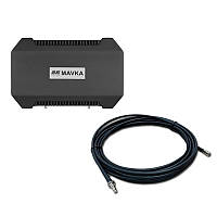 Виносна тридіапазонна виносна антана 2Е MAVKA + Подовжувальний RG-223 кабель 10 метрів (2 дроти)