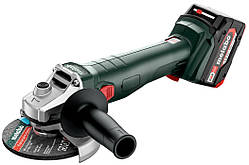 Шліфувальна машина Metabo W 18 L 9-125 125мм, 18В, 2х4Ah, 8500об/хв, (602247510)