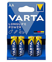Батарейка Varta Longlife Power лужна AA блістер, 4 шт (04906121414)