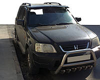 Козырек на лобовое стекло (черный глянец, 5мм) для Honda CRV 1996-2001 гг DG