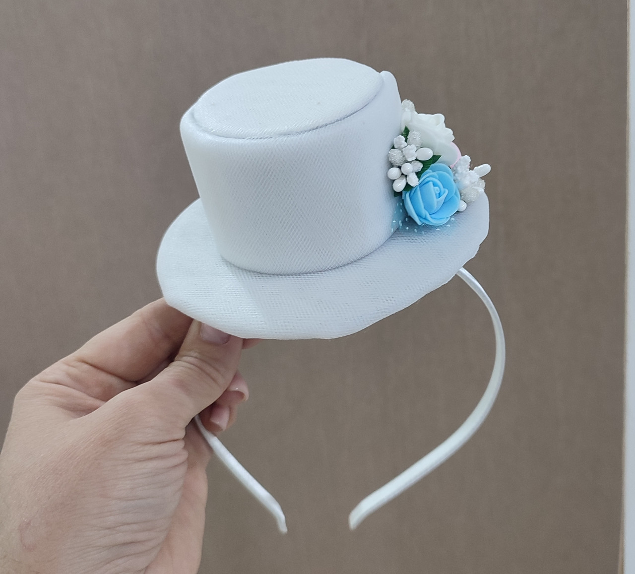 Капелюшок на обручі Шляпка ободок капелюх 365 грн, фото 1