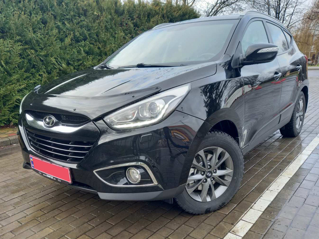 Дефлектор капота (EuroCap) для Hyundai IX-35 2010-2015 гг - фото 4 - id-p2129166570