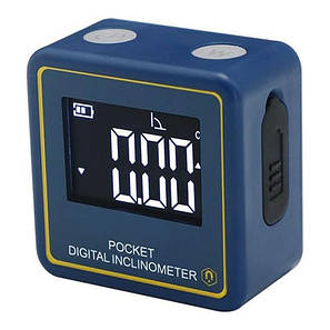 Цифровий кутомір (інклінометр) на магнітній основі MINI (4х90°) PROTESTER 5347, фото 1