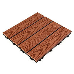 Композитна плитка WPC 30х30х2см Червоне дерево (D) SW-00001707