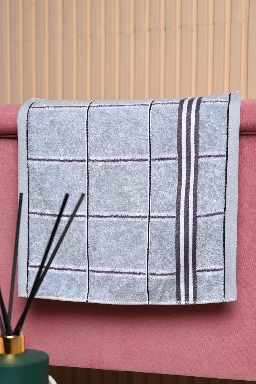 Серветка кухонна махрова блакитного кольору 173642P, фото 1