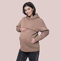 Худи для беременных и кормящих мам (какао) s Love & Carry®