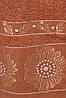 Рушник банний махровий коричневого кольору 173596P, фото 3