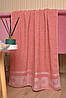 Рушник банний махровий рожевого кольору 173598P, фото 2