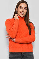 Свитер женский оранжевого цвета р.44-46 175300M