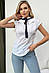 Блузка жіноча білого кольору 175004M, фото 2