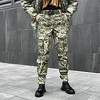 Тактические пиксельные женские весенние брюки Pobedov Hardy