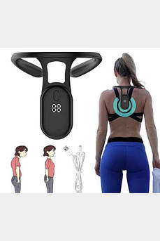 Розумний коректор постави для спини з вібрацією Posture training device USB 170278M