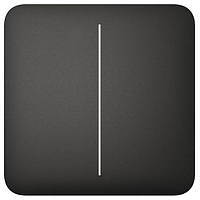 Кнопка для двоклавішного вимикача Ajax SoloButton 2-gang for LightSwitch, чорний (000029797)