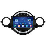 Al Штатна магнітола для MINI Hatch II (R56) Рестайлінг 2010-2013 екран 9" 2/32Gb 4G Wi-Fi GPS Top Android, фото 2