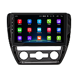 Al Штатна магнітола для Volkswagen Jetta VI 2010-2015 екран 10" 2/32Gb Wi-Fi GPS Base Android, фото 2