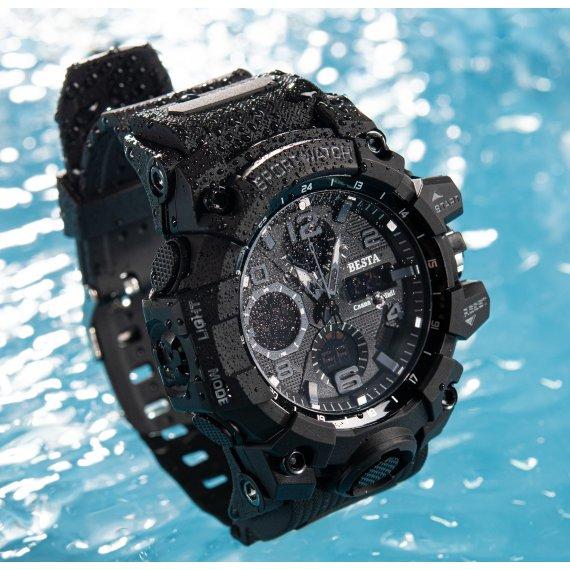 Часы мужские наручные Besta Power (Черный) наручные часы мужские спортивные электронные, армейские водостойкие - фото 4 - id-p2130740937