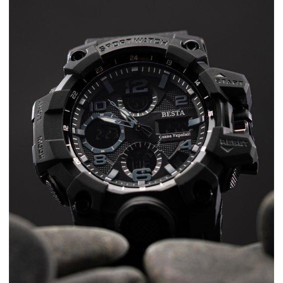 Часы мужские наручные Besta Power (Черный) наручные часы мужские спортивные электронные, армейские водостойкие - фото 6 - id-p2130740937