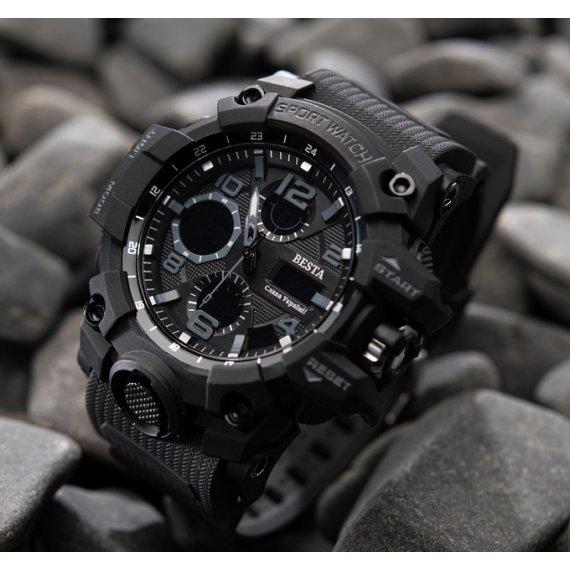 Часы мужские наручные Besta Power (Черный) наручные часы мужские спортивные электронные, армейские водостойкие - фото 10 - id-p2130740937