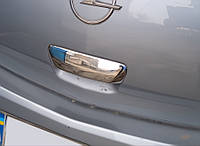 Накладка на ручку задней двери (нерж) Carmos - турецкая сталь для Opel Corsa D 2007-2014 гг