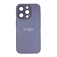 Чехол AG-Glass Matte Camera Lens with Magsafe для Iphone 15 Цвет Deep Purple