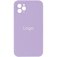 Чехол Silicone Case Full Camera with Frame для iPhone 12 Pro Max Цвет 39.Elegant purple