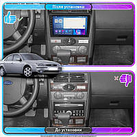 Go Штатная магнитола для Ford Mondeo III Рестайлинг 2003-2007 экран 9" 2/32Gb CarPlay 4G Wi-Fi GPS Prime