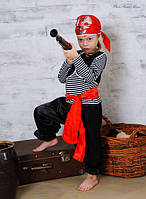 Детский костюм Пирата для мальчика 3,4,5,6,7 лет Новогодний карнавальный костюм Разбойника для детей 353