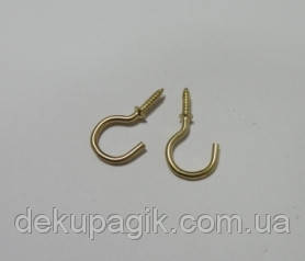 Гачок декоративний-2, 2,5х1,2см, фото 1