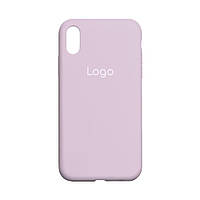 Чехол для iPhone X для iPhone Xs Silicone Case Full Size AA Цвет 83 Lilac Purple