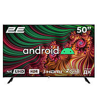 Телевізор 50" 2E LED 4K 60Hz Smart Android Black (2E-50A07K)