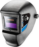 Маска зварювальника Graphite автозатемніння, 1/15000 сек, два датчики дуги, регулювання с (56H822)