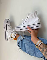 Converse CHUK TAYLOR High Sole White кроссовки и кеды высокое качество Размер 36