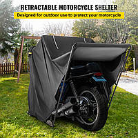 Укрытие для мотоцикла VEVOR, чехол для мотоцикла, большой чехол для сарая, палатка для хранения с замком