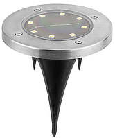 Cвітильник ландшафтний Neo Tools LED 2Вт 50Лм 3000К 600мА год автономний датчик сутінків чорний (99-087)
