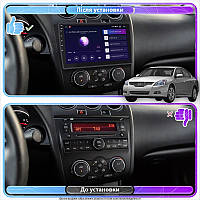 Go Штатна магнітола для Nissan Altima IV (L32) Рестайлінг Manual AC 2009-2013 екран 9" 4/64Gb CarPlay 4G