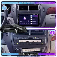 Al Штатна магнітола для Toyota Celsior III (F30) Рестайлінг 2003-2006 екран 9" 4/64Gb CarPlay 4G Wi-Fi GPS Prime Android