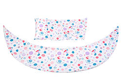 Наволочка для подушки Nuvita Dreamwizard з міні-подушкою, білий (NV7101WHITE)