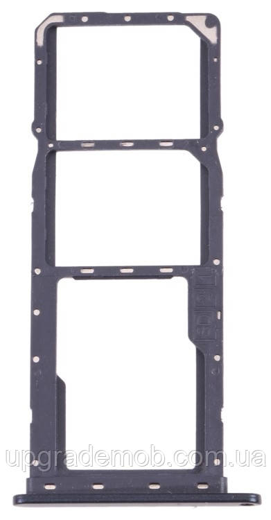 Тримач Sim-карти та карти пам'яті Nokia 2.4 сірий Charcoal на дві Sim-карти, фото 1