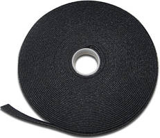 Стрічка-липучка DIGITUS для фіксації та жгутування, рулон 10м 15х2.6мм (AK-770905-100-S)