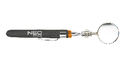 Neo Tools Дзеркало інспекційне, 180-480мм, прогумований тримач (11-612)