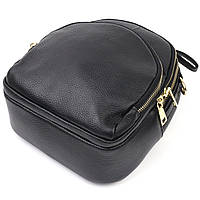 Рюкзак женский кожаный Vintage 20690 Черный высокое качество