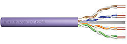 Digitus Кабель CAT 6 U-UTP, 100m, AWG 23/1, LSZH-1, фіолетовий (DK-1613-VH-1)