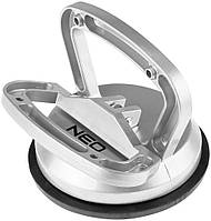 Neo Tools Присоска вакуумна, для скла, одинарна, алюмінієвий корпус, діаметр 120 мм, 50 кг (56-801)