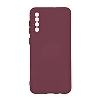 Чехол Silicone Cover Full Camera (A) для Samsung Galaxy A50 (A505F) / A50s / A30s Цвет 42.Maroon