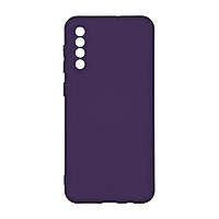 Чехол Silicone Cover Full Camera (A) для Samsung Galaxy A50 (A505F) / A50s / A30s Цвет 34.Purple