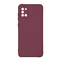 Чехол Silicone Cover Full Camera (A) для Samsung Galaxy A31 Цвет 42.Maroon